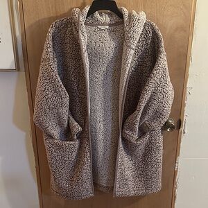 American Eagle Outfitters Purple Sherpa Jacket